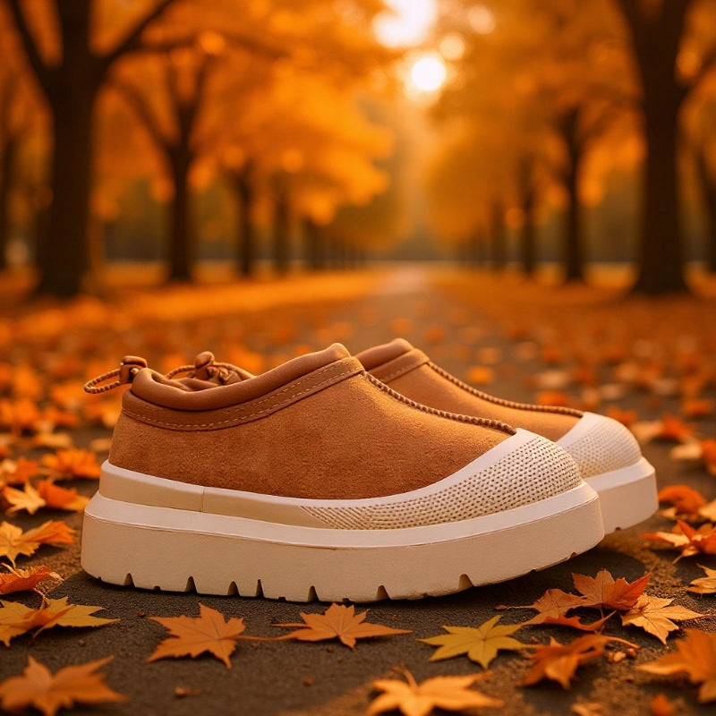 Hybrid Suede Slip-Ons